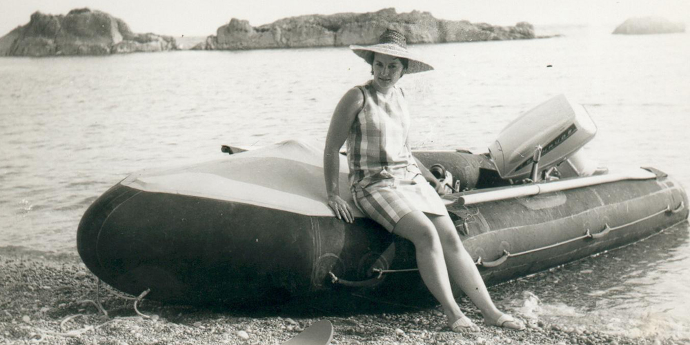 The club’s first boat, circa 1972