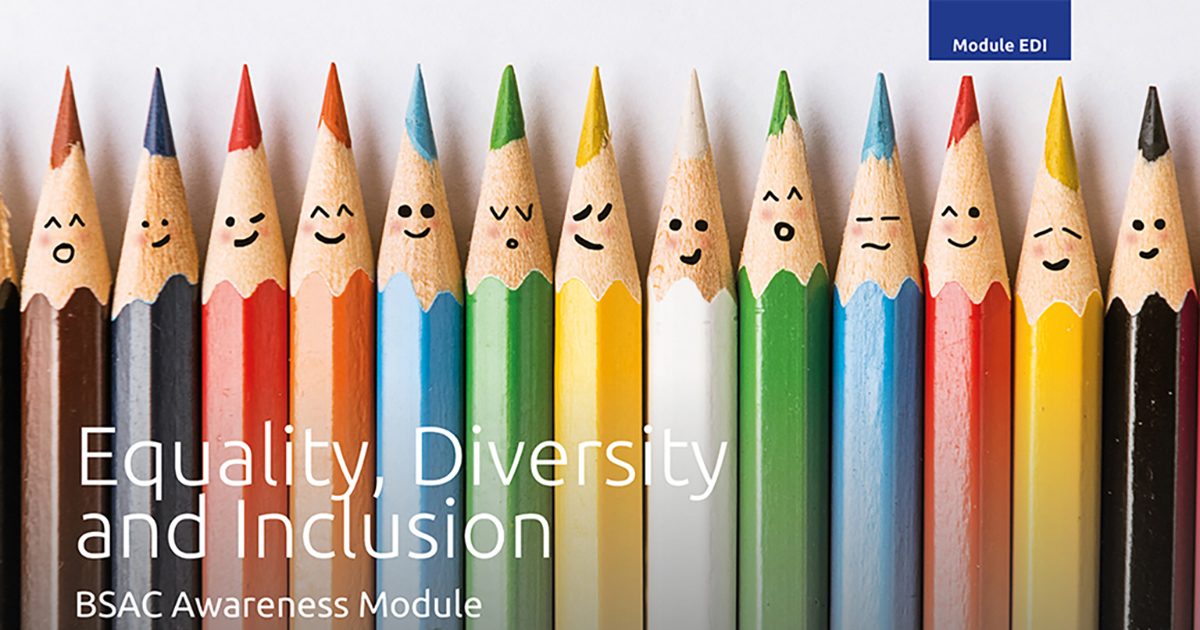 The language of equality, diversity and inclusion sign up for BSAC’s