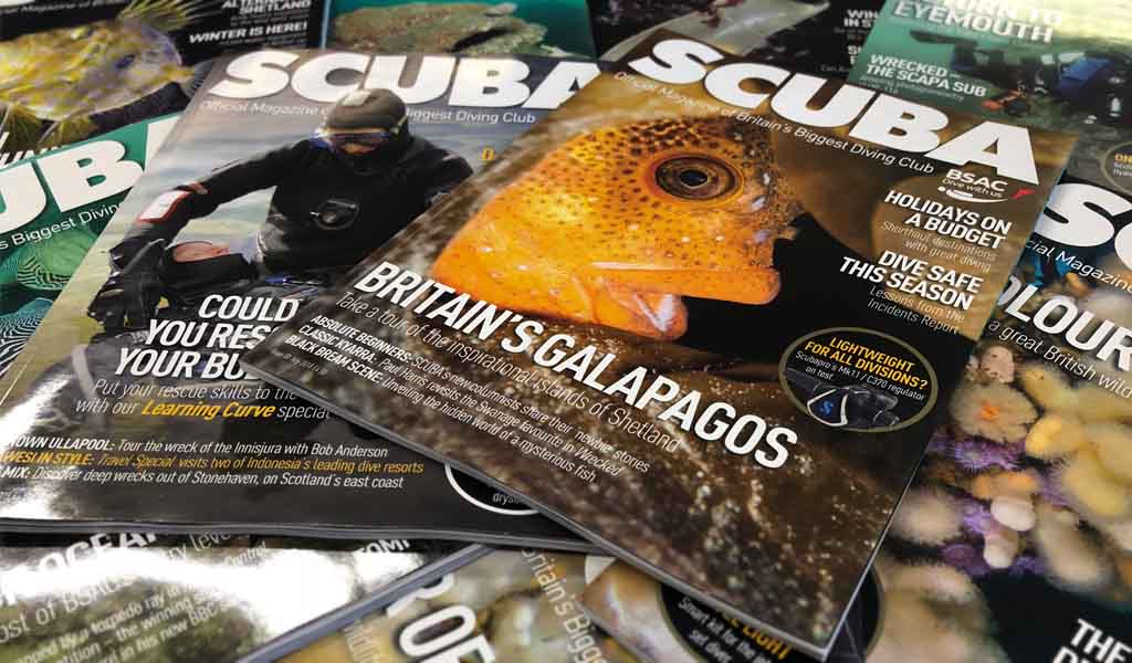 SCUBA magazine goes naked British SubAqua Club